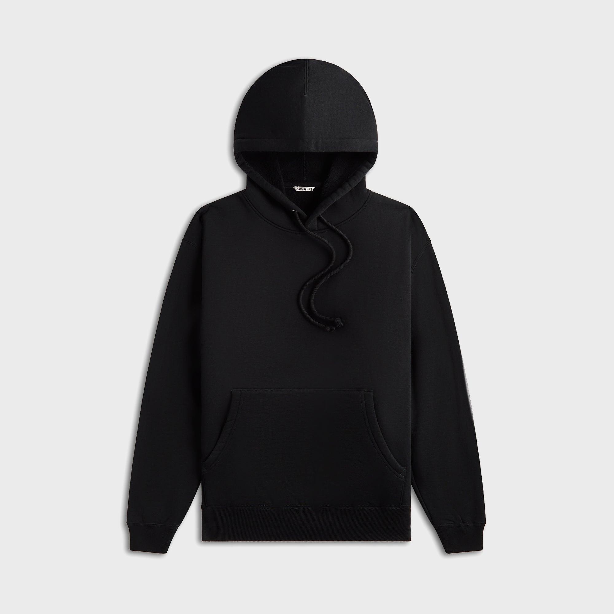 Auralee Smooth Soft Sweater Parka - Black Male Product Image