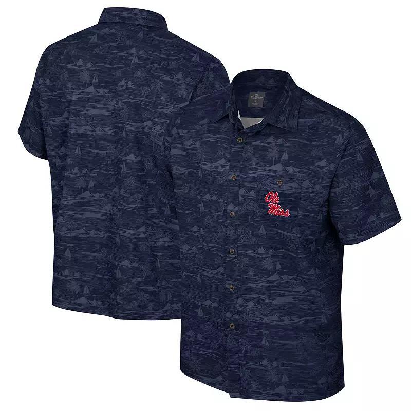 Men's Colosseum Cardinal Arkansas Razorbacks Ozark Button-Up Shirt, Size: Medium, Red Product Image