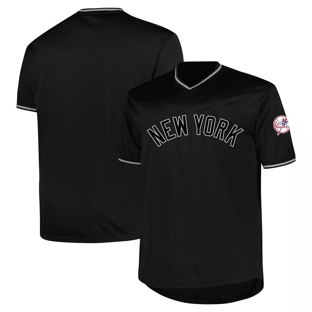 Men's Profile Black New York Yankees Big & Tall Pop Fashion Jersey, Size: 5XLT Product Image