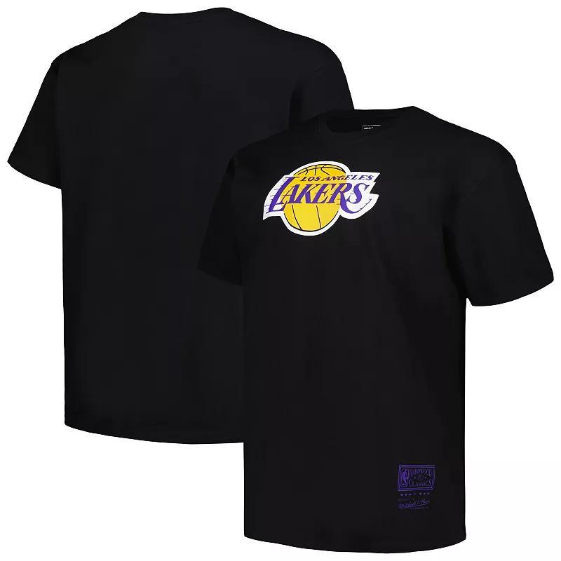Mens Mitchell & Ness Los Angeles Lakers Big & Tall Hardwood Classics Vintage Logo T-Shirt Product Image