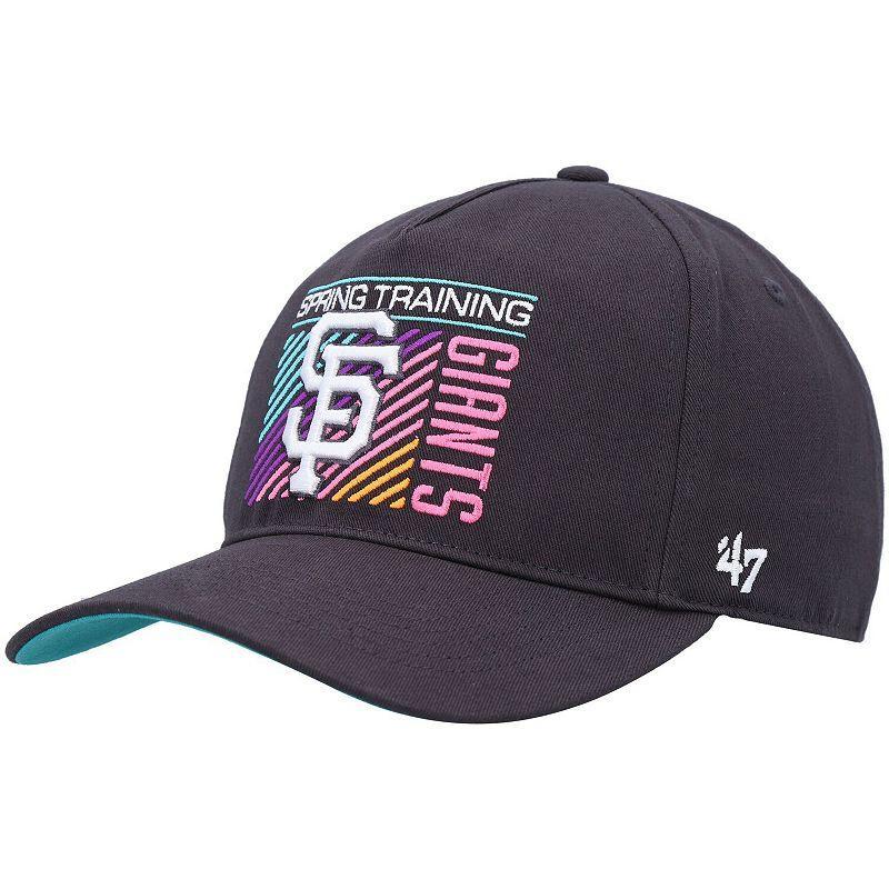 Men's '47  Charcoal San Francisco Giants 2023 Spring Training Reflex Hitch Snapback Hat Product Image