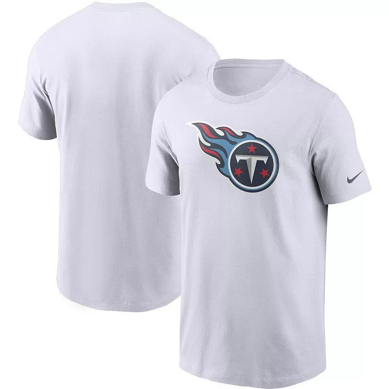 Men's Nike White Tennessee Titans Primary Logo T-Shirt, Size: Large Product Image