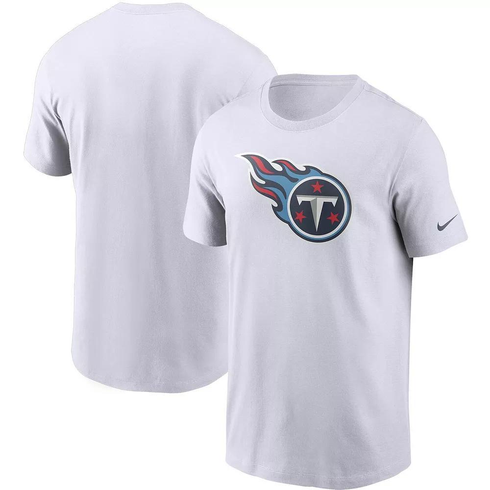 Men's Nike White Tennessee Titans Primary Logo T-Shirt, Size: Large Product Image