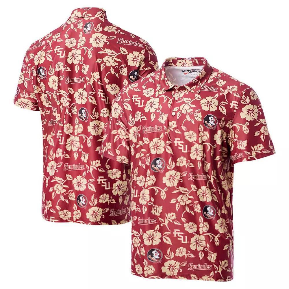 Men's Reyn Spooner Garnet Florida State Seminoles Performance Polo, Size: XXL, Red Product Image