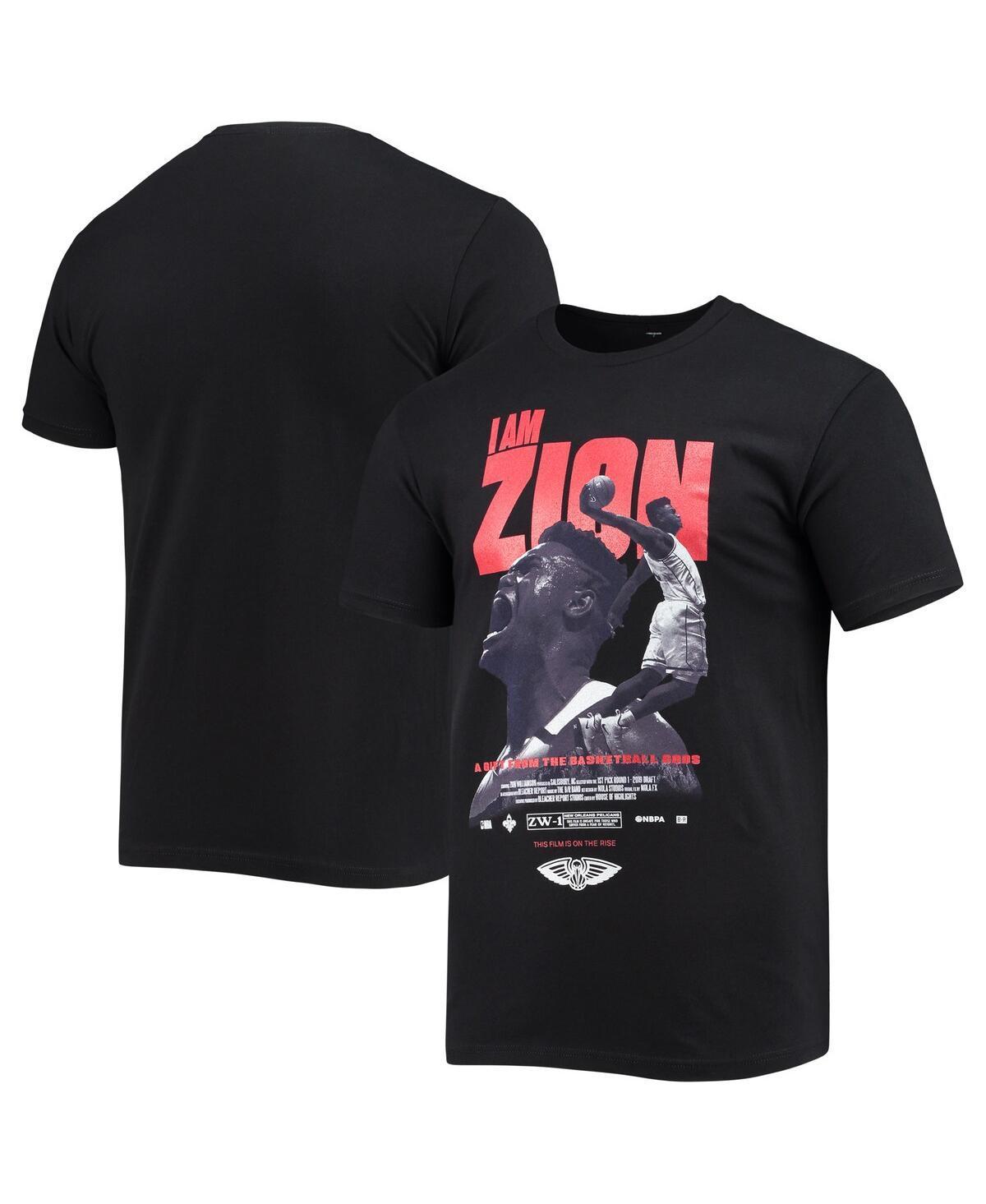 Men's Zion Williamson Black New Orleans Pelicans Check the Credits Player T-Shirt, Size: Medium Product Image