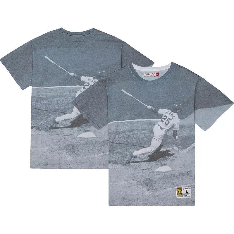 Men's Mitchell & Ness Mark McGwire St. Louis Cardinals Cooperstown Collection Highlight Sublimated Player Graphic T-Shirt, Size: Small, White Product Image