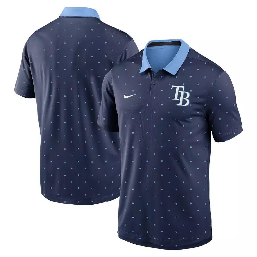 Men's Nike Navy Detroit Tigers Legacy Icon Vapor Performance Polo, Size: Small, Blue Product Image