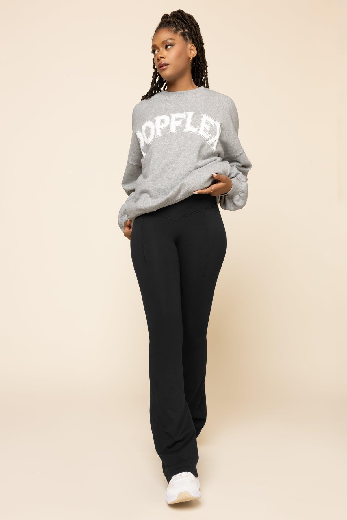 POPFLEX® Cloud Crewneck Sweater - Heather Grey Product Image