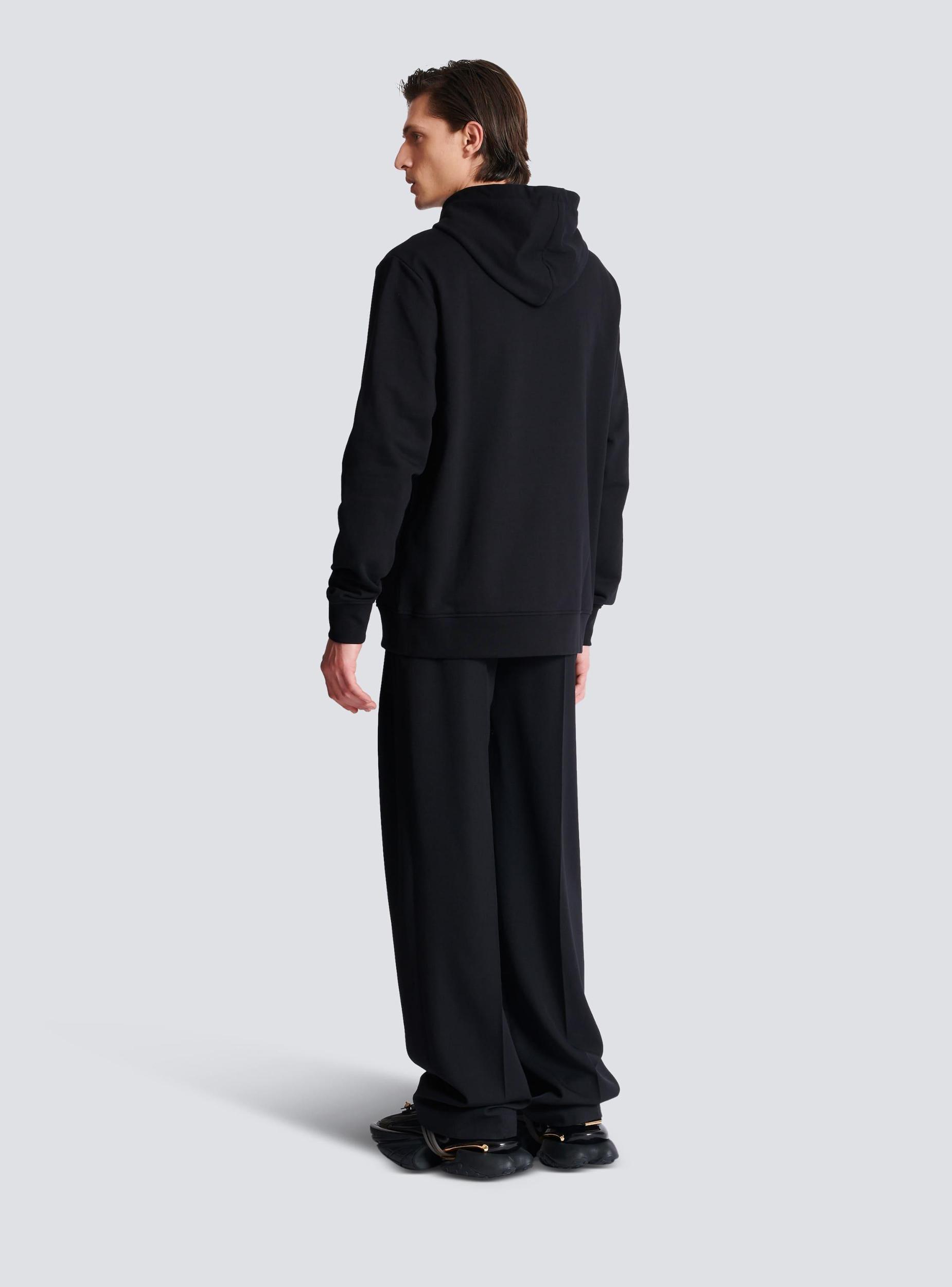 Hoodie with Balmain Couture label Product Image