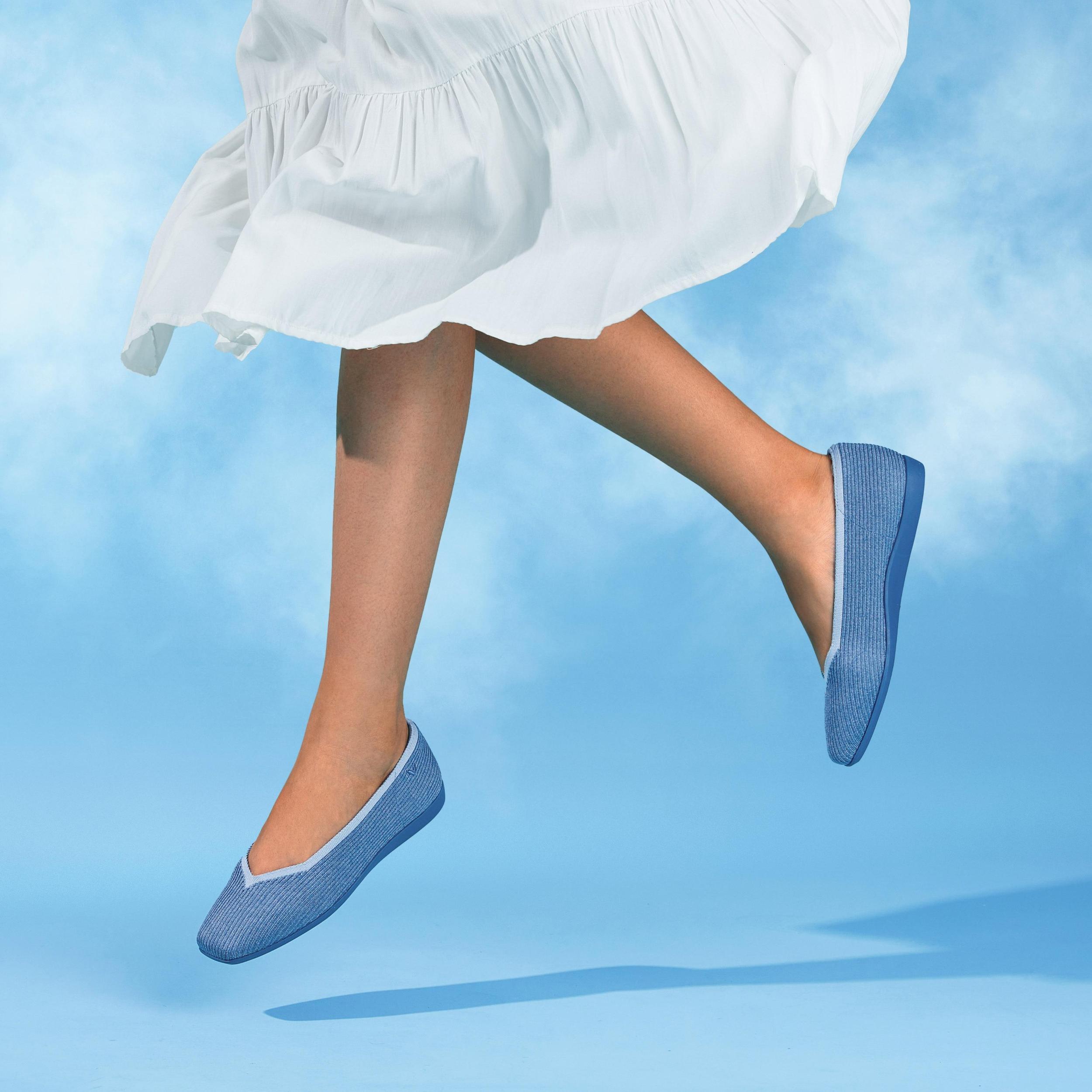 Lightweight Square-Toe V-Cut Flats (Margot Walker) Product Image