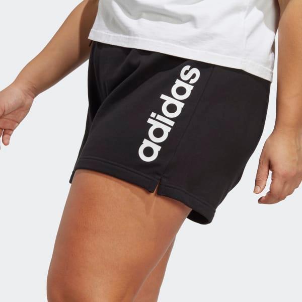 Plus Size adidas Essentials Linear French Terry Shorts, Womens Product Image