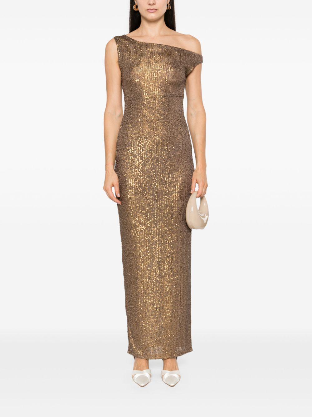 sequin-embellished gown Product Image
