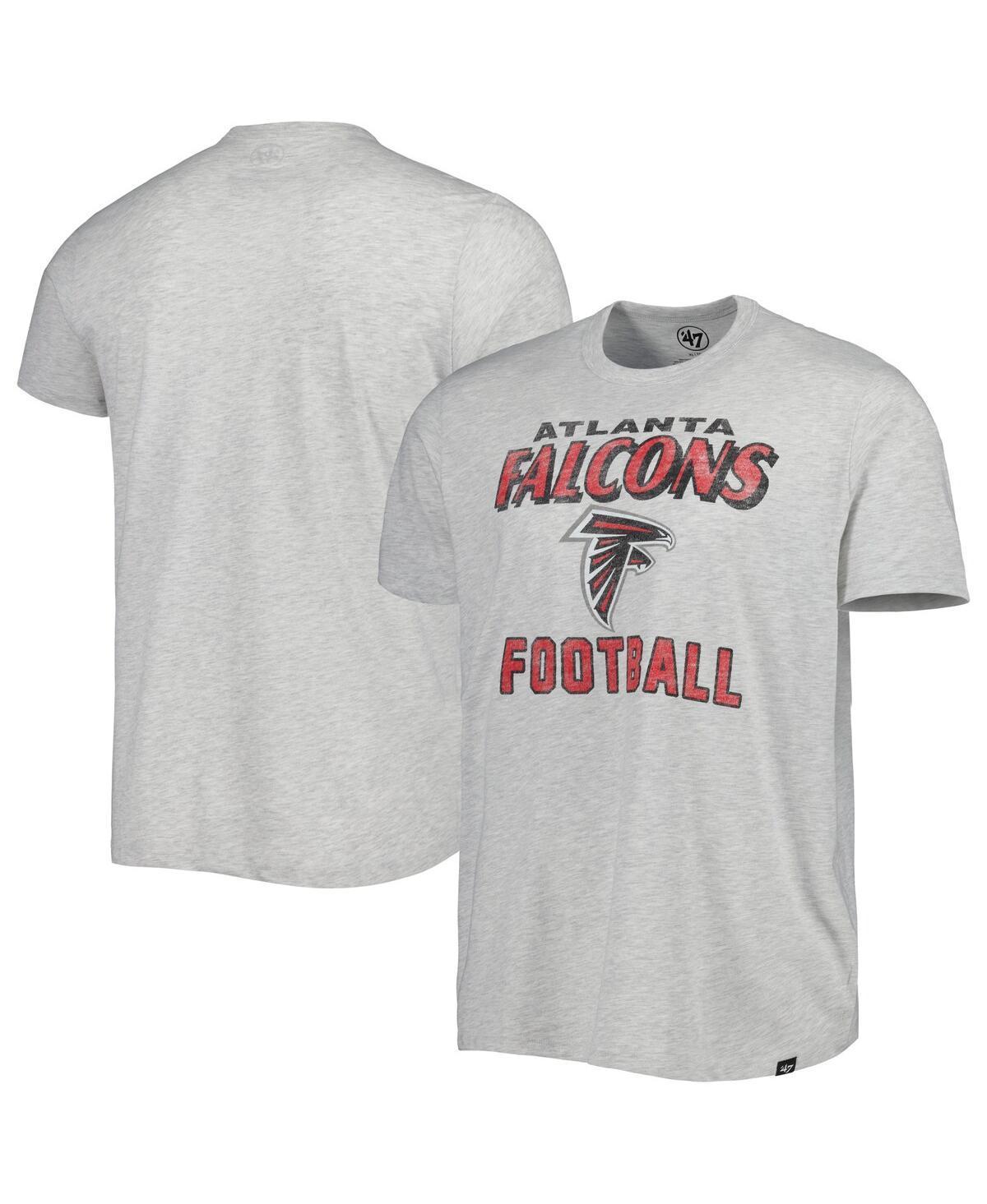 Men's '47 Heathered Gray Atlanta Falcons Dozer Franklin Lightweight T-Shirt, Size: Medium, Grey Product Image