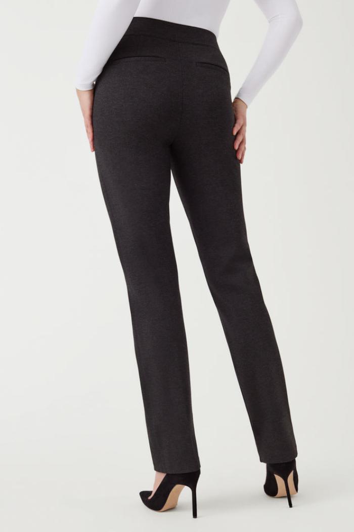 The Perfect Pant Slim Straight- Charcoal Heather Product Image