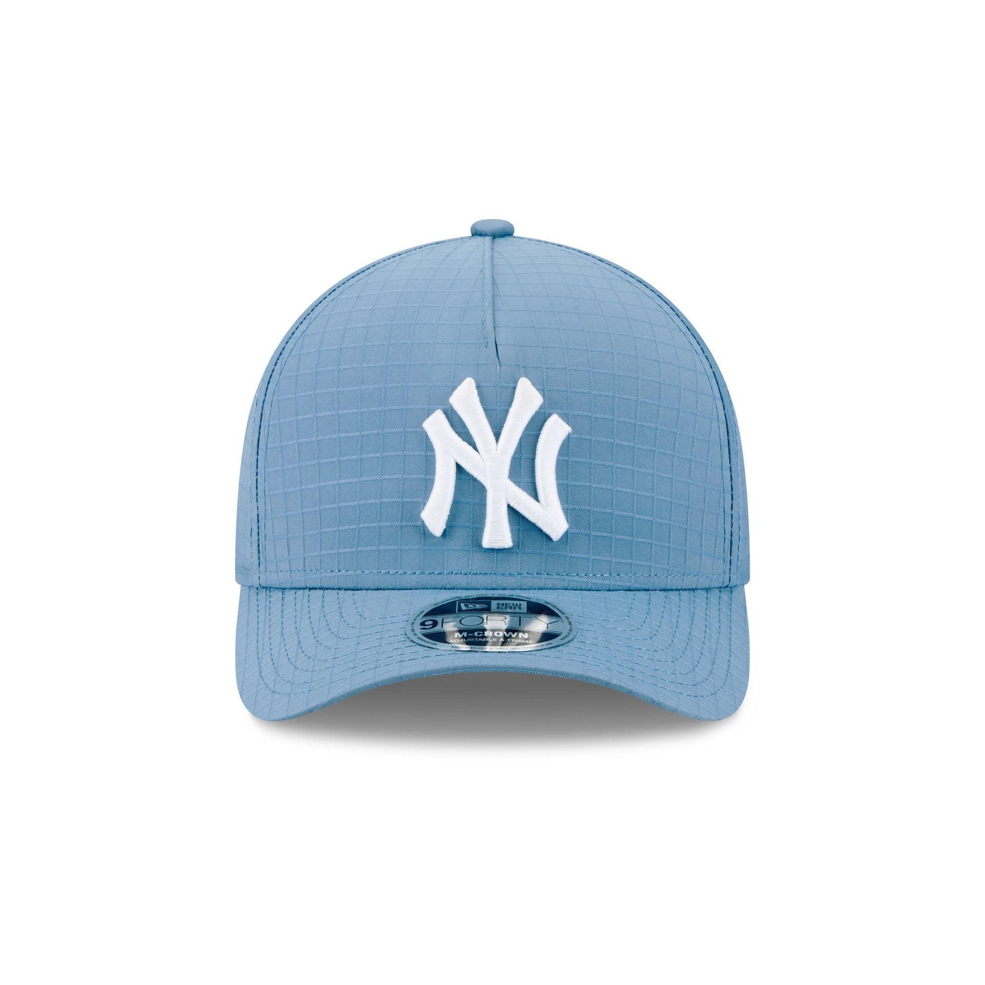 New York Yankees Blue Ripstop 9FORTY M-Crown A-Frame Snapback Hat Male Product Image