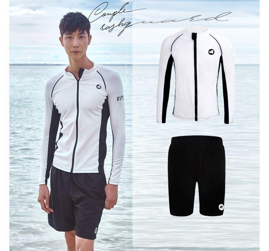 Couple Matching Rash Guard / Swim Top / Shorts / Pants / Set Product Image