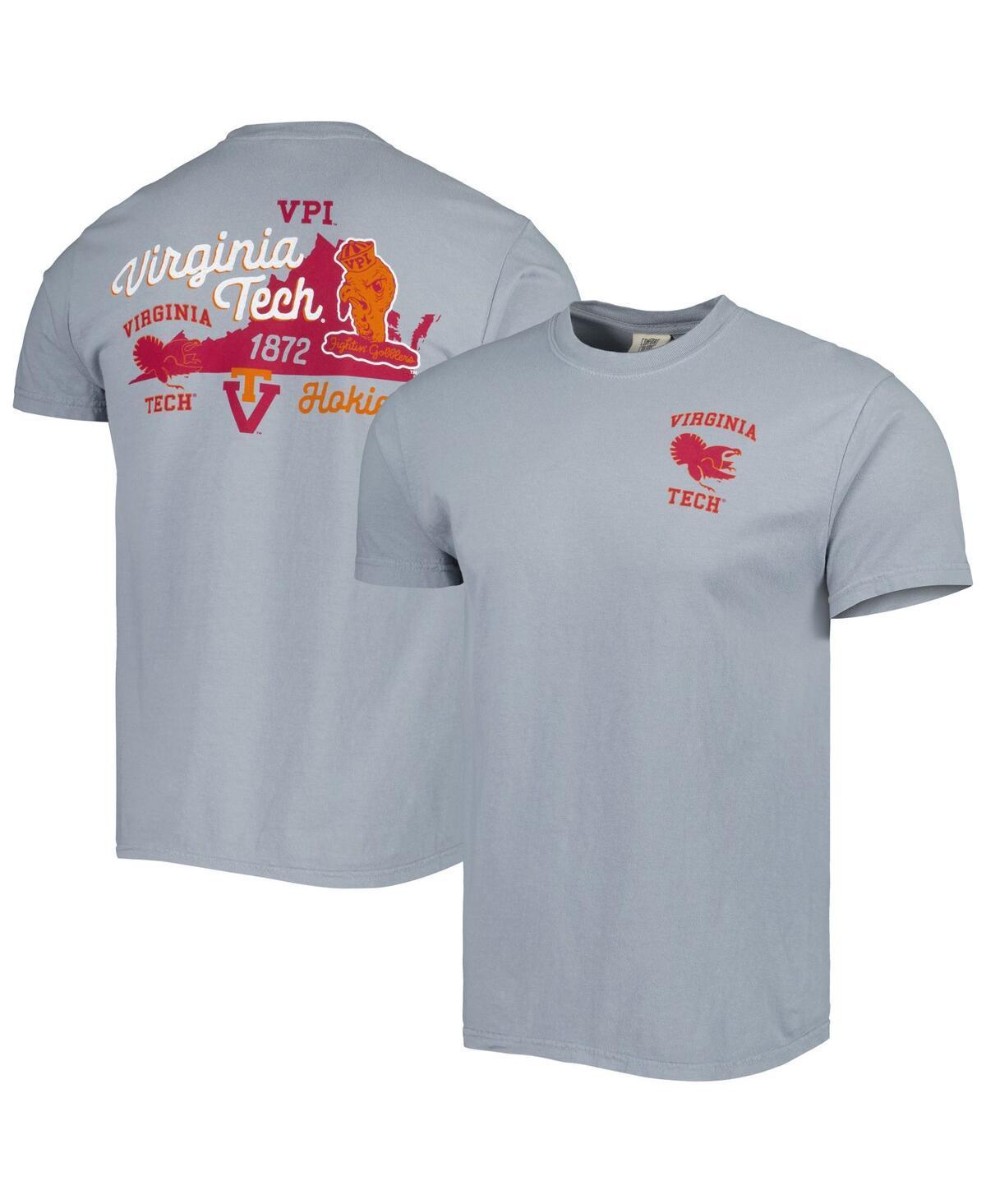 Mens Graphite Virginia Tech Hokies Vault State Comfort T-Shirt Product Image