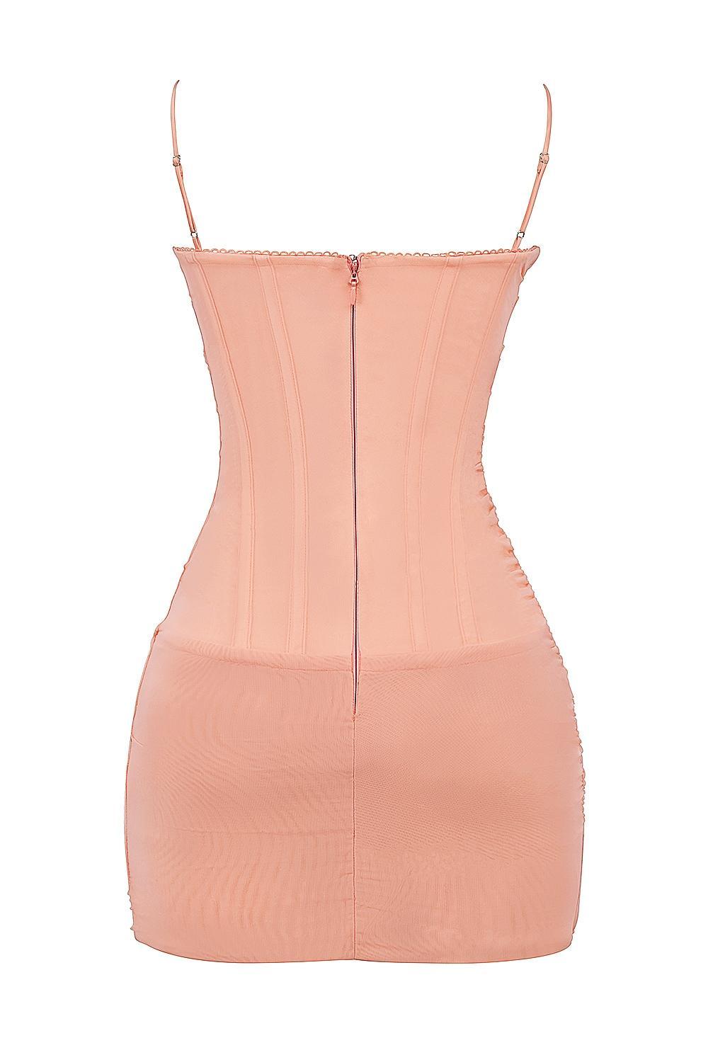 Juno  sorbet corset mini dress Product Image