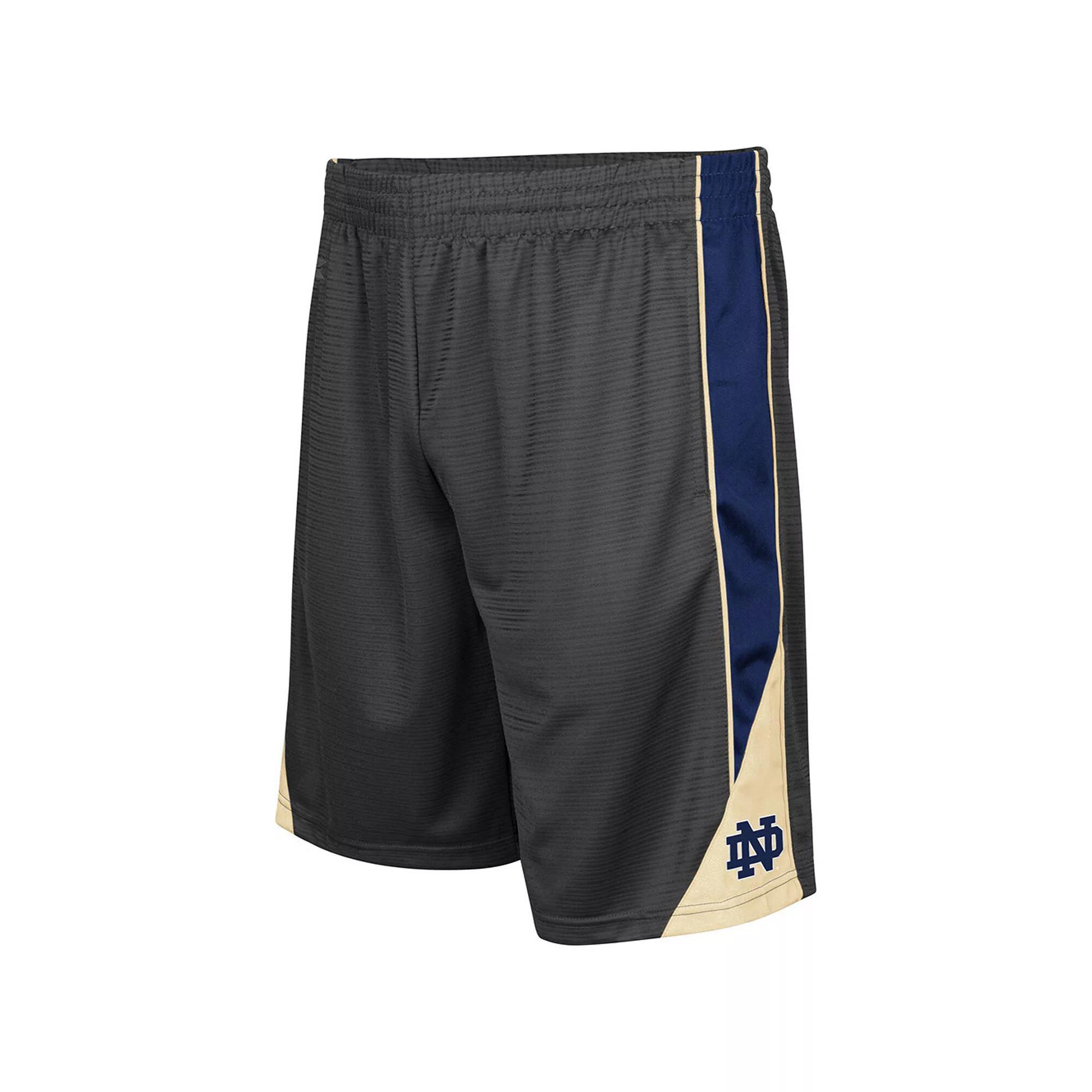 Men's Colosseum Charcoal Notre Dame Fighting Irish Turnover Shorts, Size: Medium Product Image