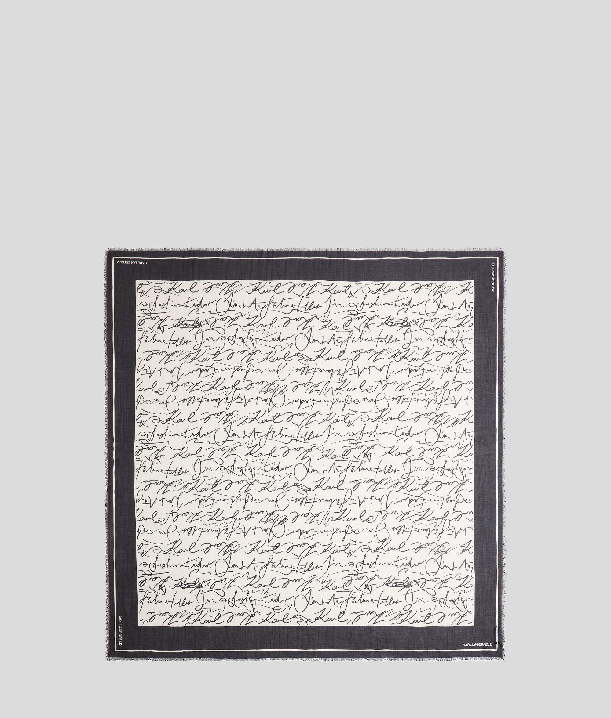 K/ESSENTIAL SCRIBBLE SCARF Product Image