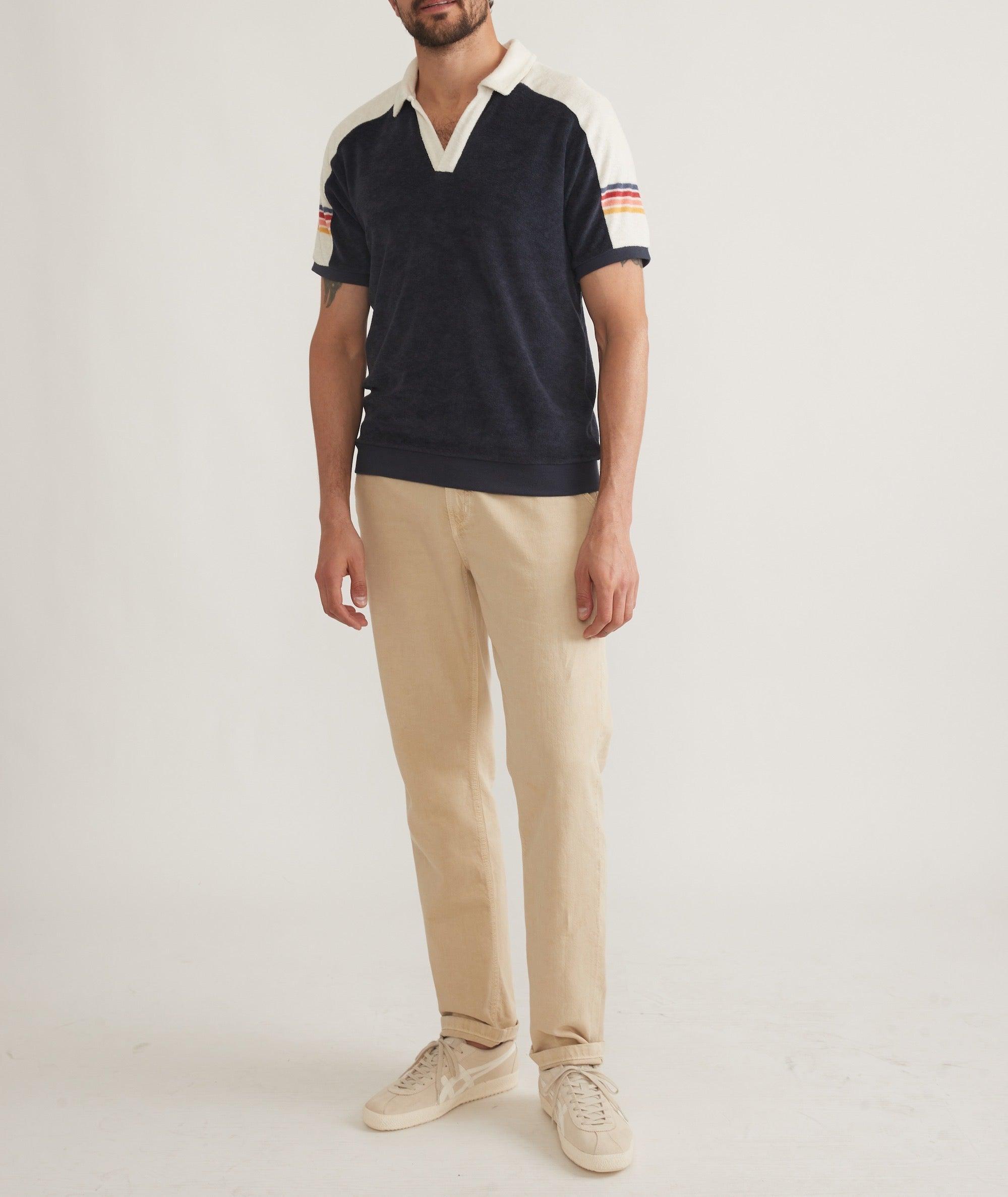 Terry Out Varsity Polo Product Image