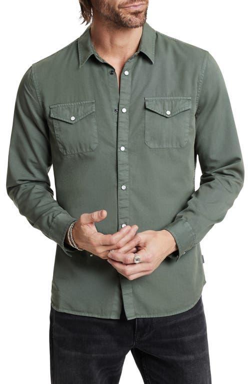 John Varvatos Marshall Shirt (Flagstone Grey) Men's Clothing Product Image