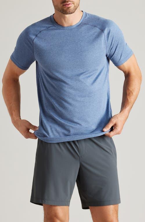 RHONE Atmosphere Performance T-shirt In Vintage Indigo/blue Heather Product Image