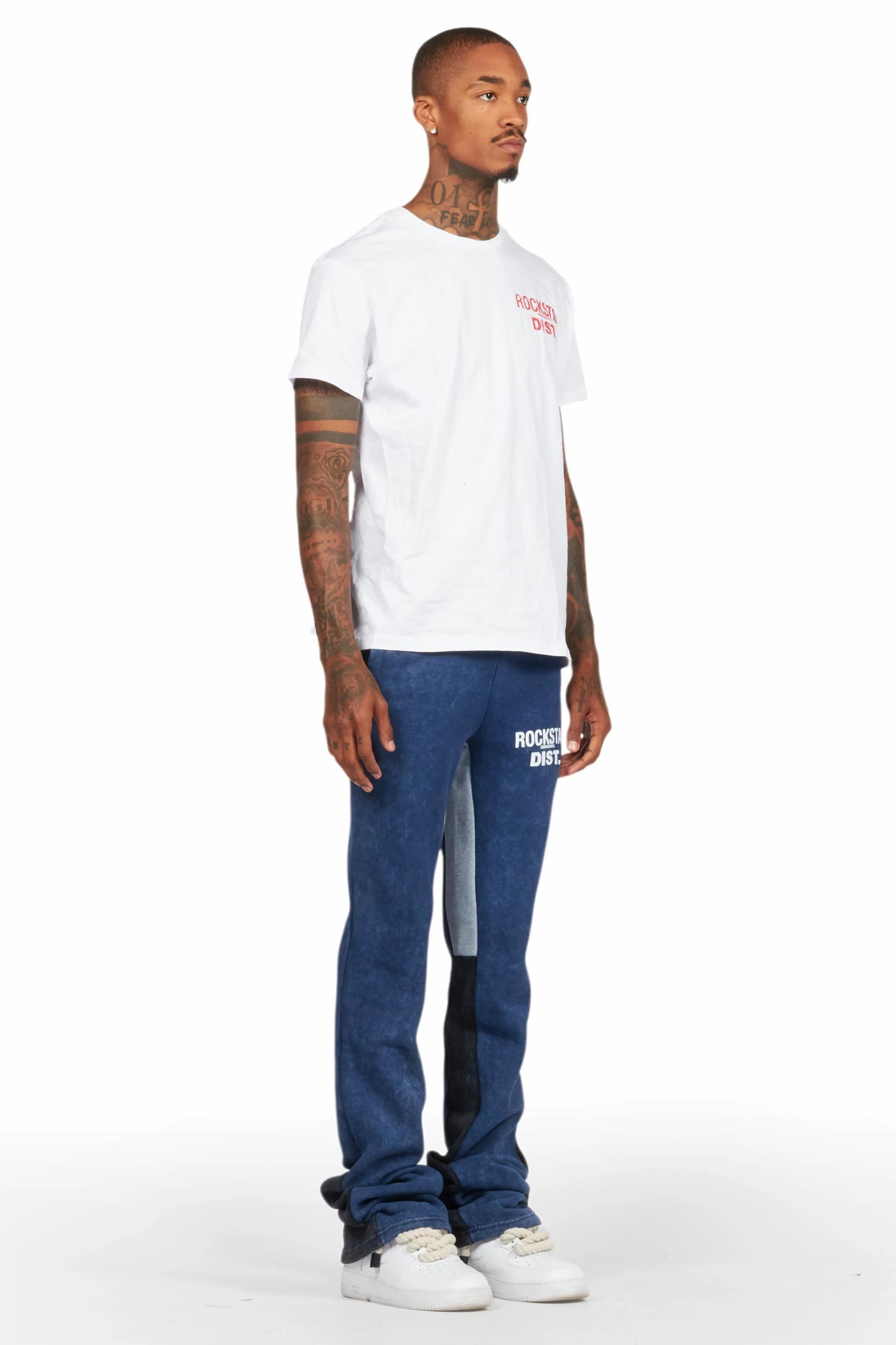 Alpine Vintage Navy Baggy Pant Male Product Image