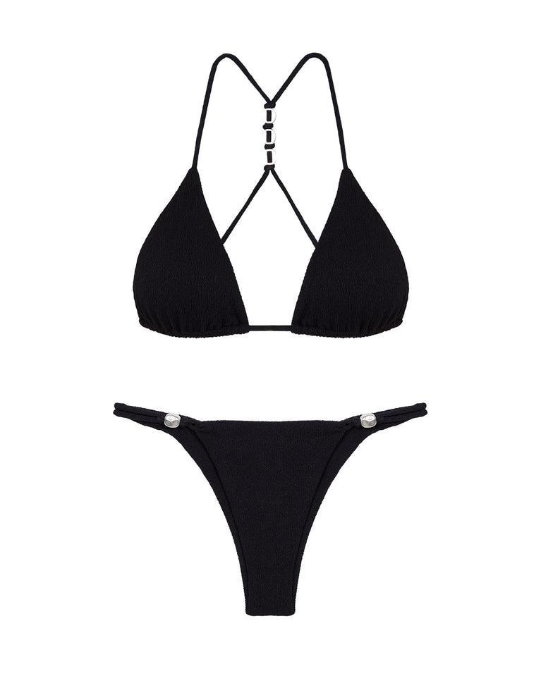 Firenze Kori T Back Tri Top - Black Product Image
