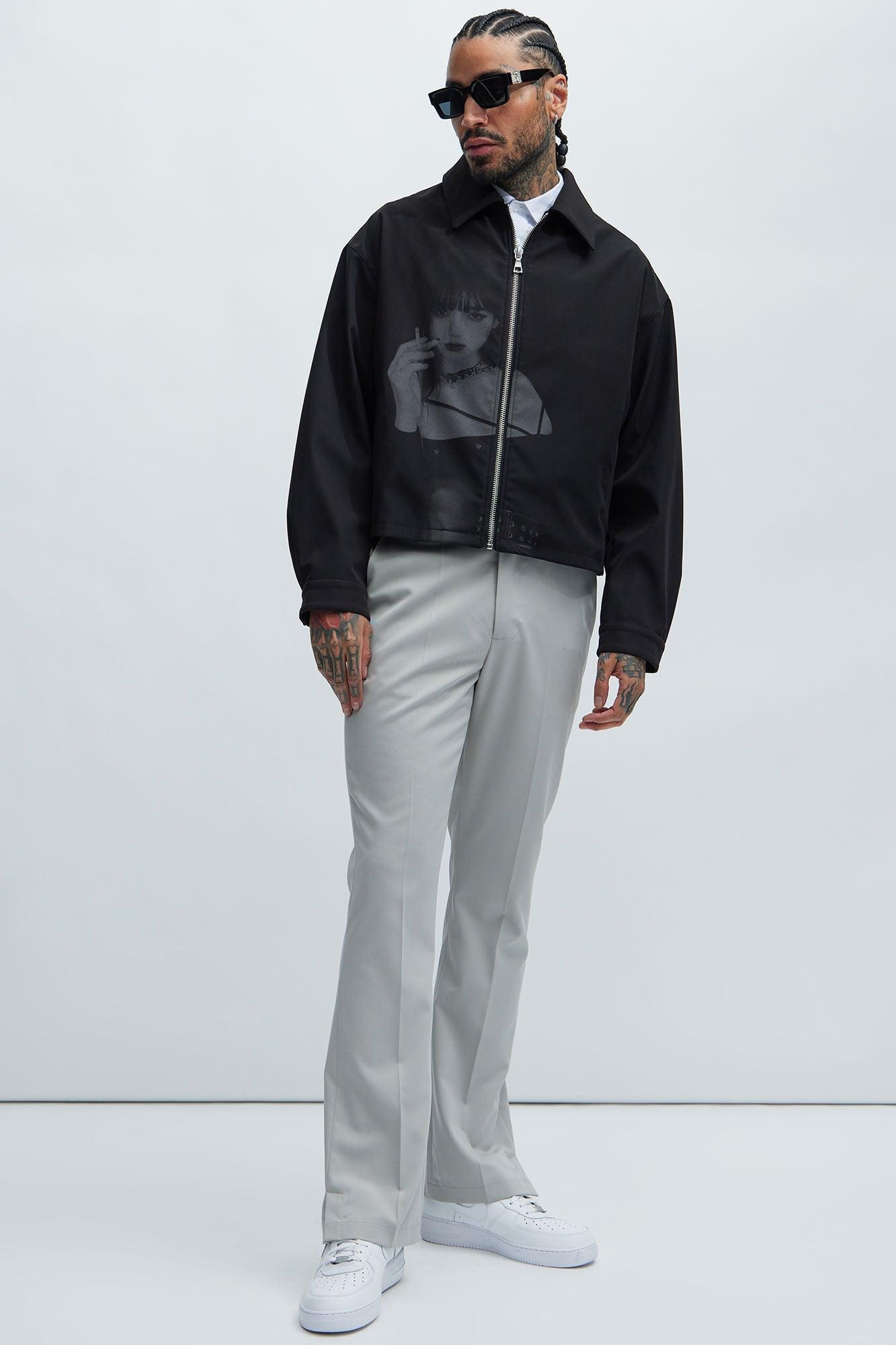 Rave Smoking Jacket - Black Product Image