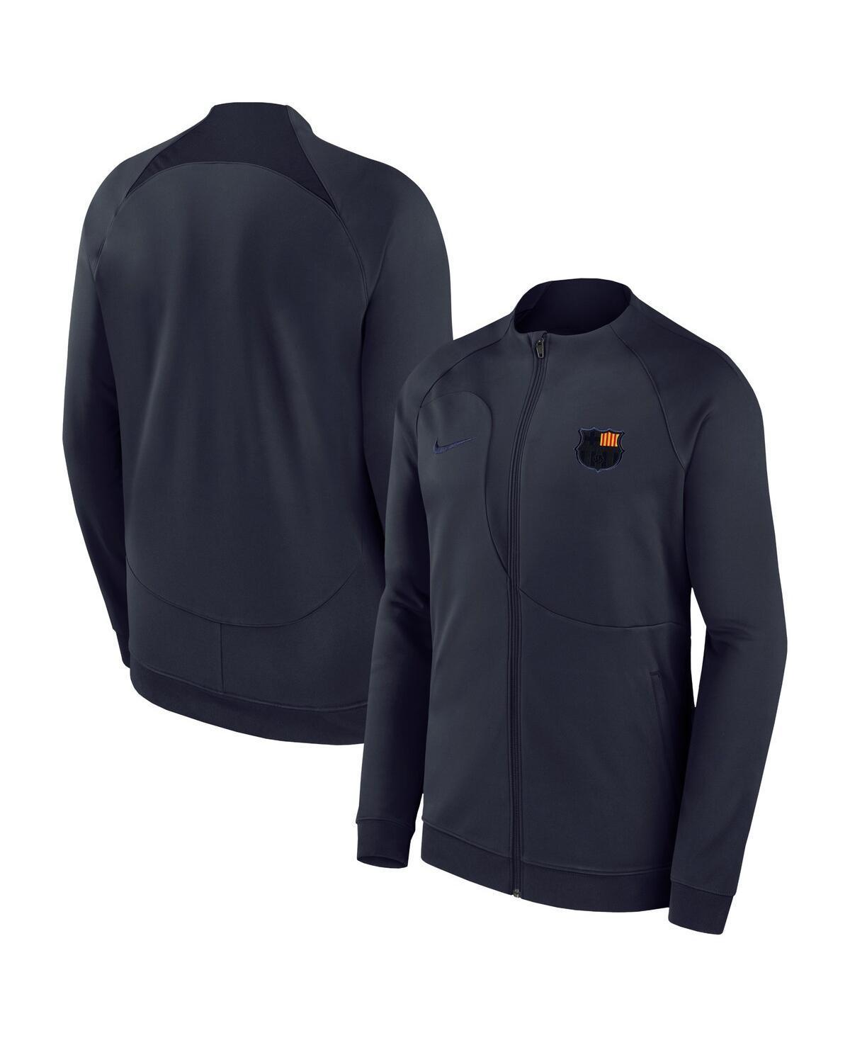 Mens Nike Navy Barcelona Team Academy Pro Anthem Raglan Performance Full-Zip Jacket Bar Blue Product Image