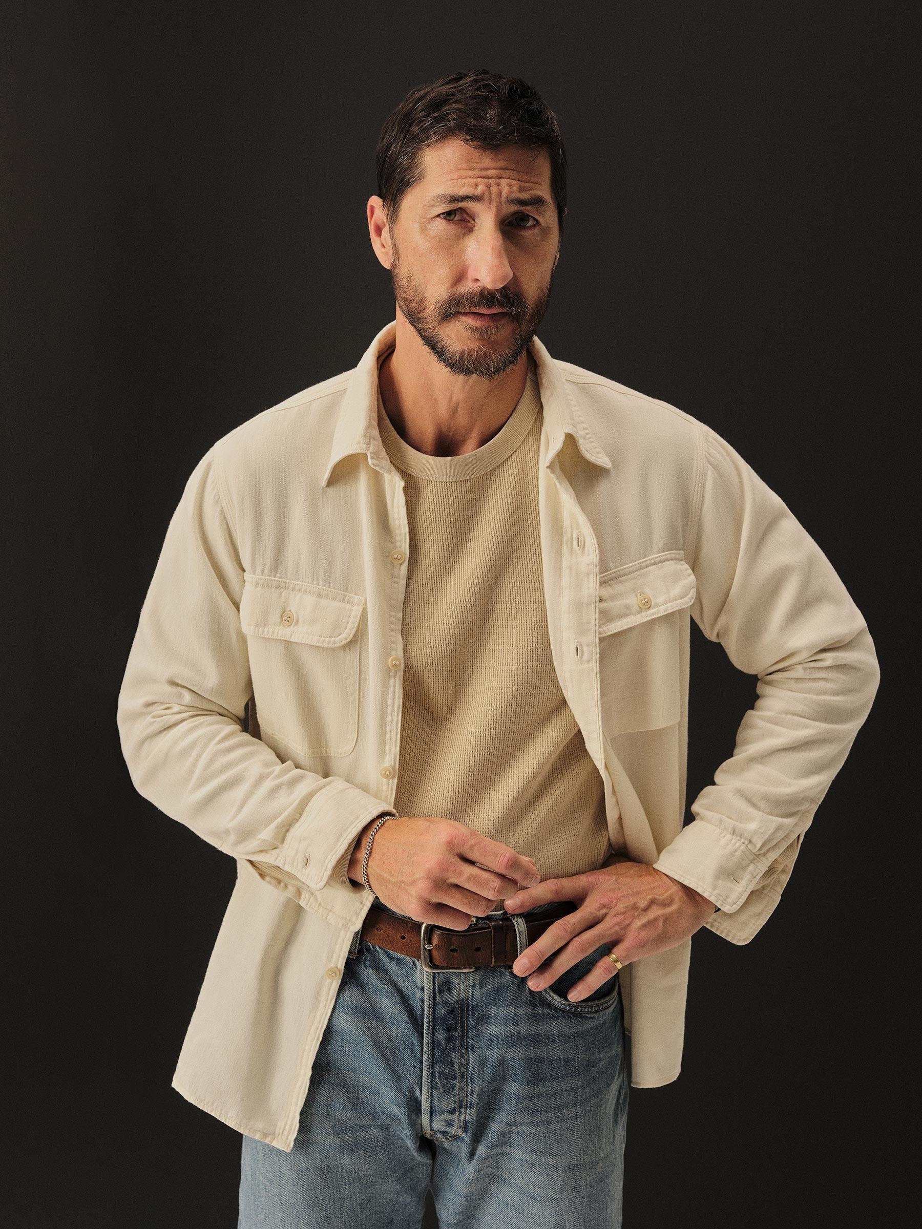Natural Wash Hemp HBT Soft Pack Station Shirt - Buck Mason- Modern American Classics Product Image
