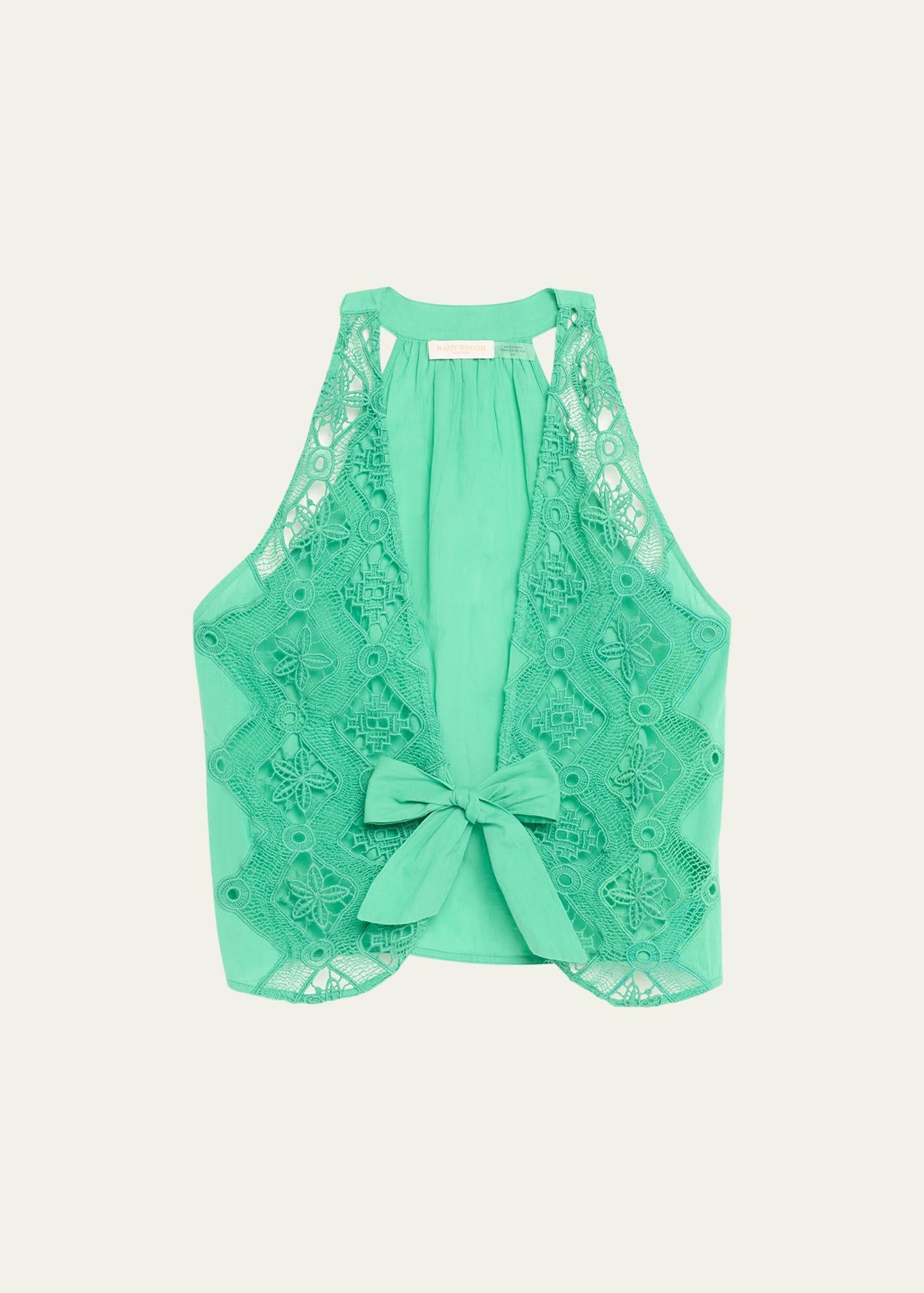 Womens Macie Embroidered Top Product Image