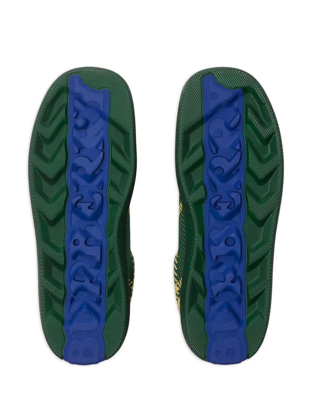 Box checked sneakers Product Image