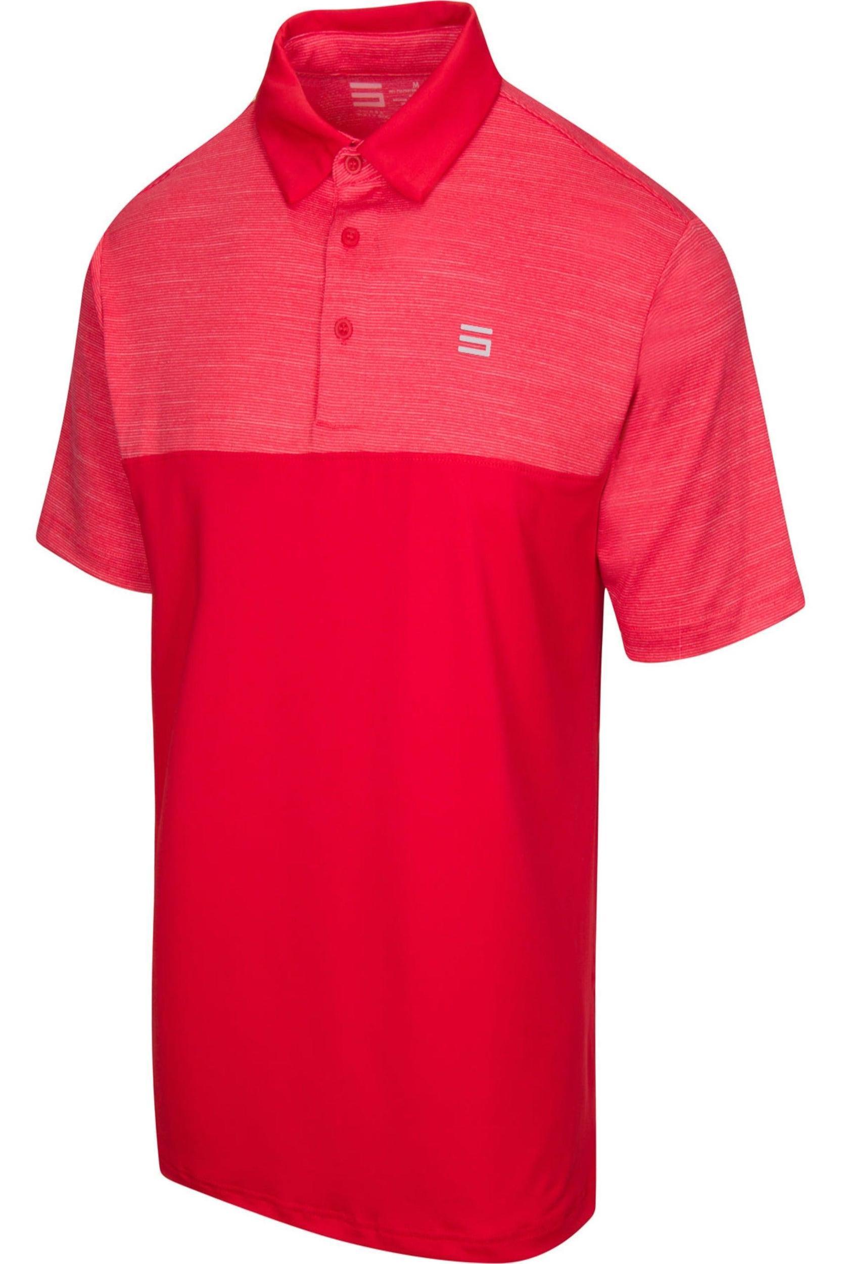 Three Sixty Six Men's Heathered Two-Tone Golf Polo Product Image