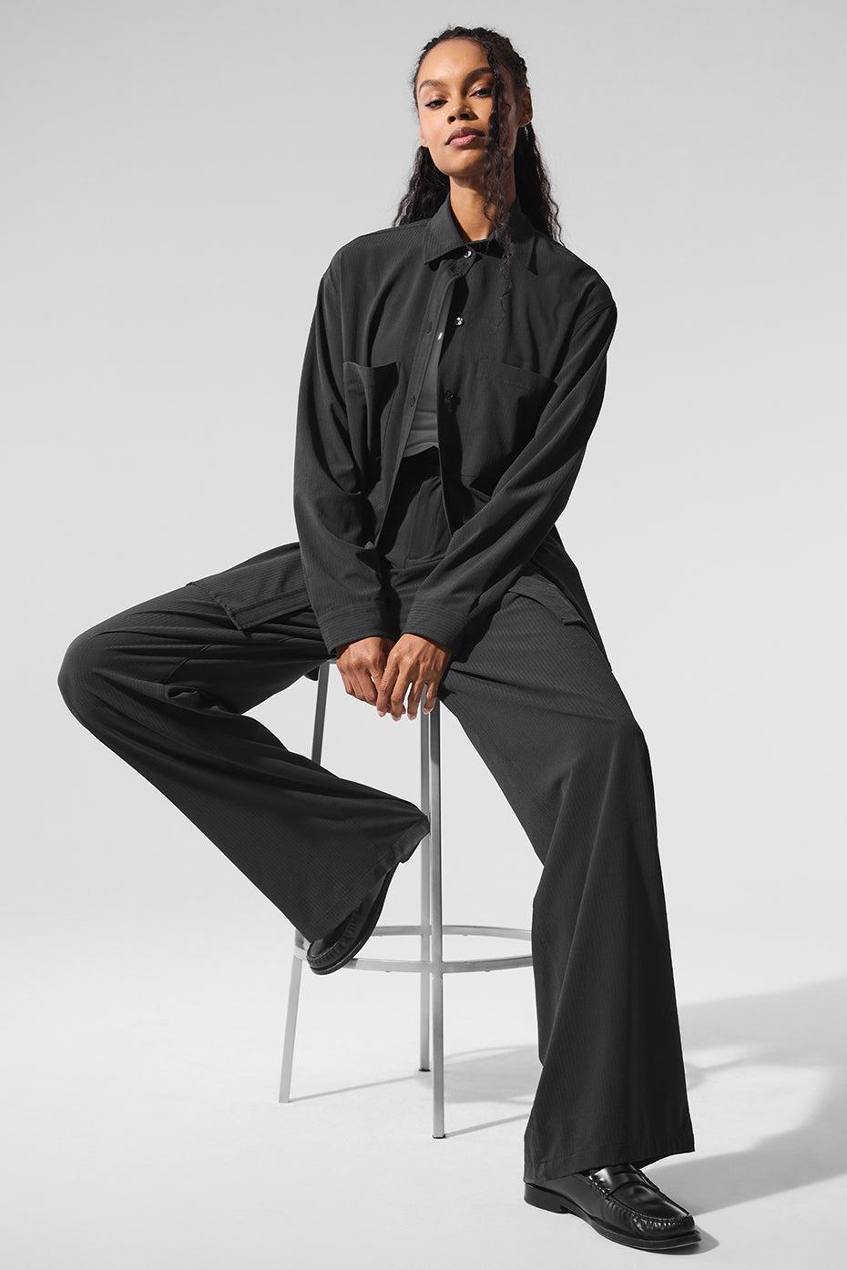 Dreamscape Button Down Long Sleeve - Black Product Image