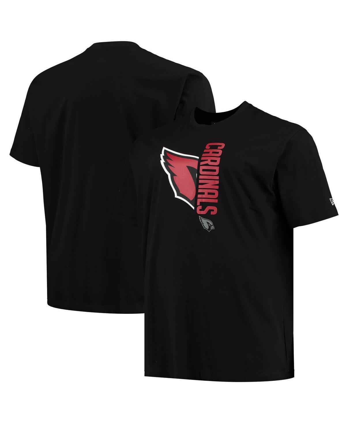Men's New Era Black Arizona Cardinals Big & Tall 2-Hit T-Shirt, Size: 2XB Product Image
