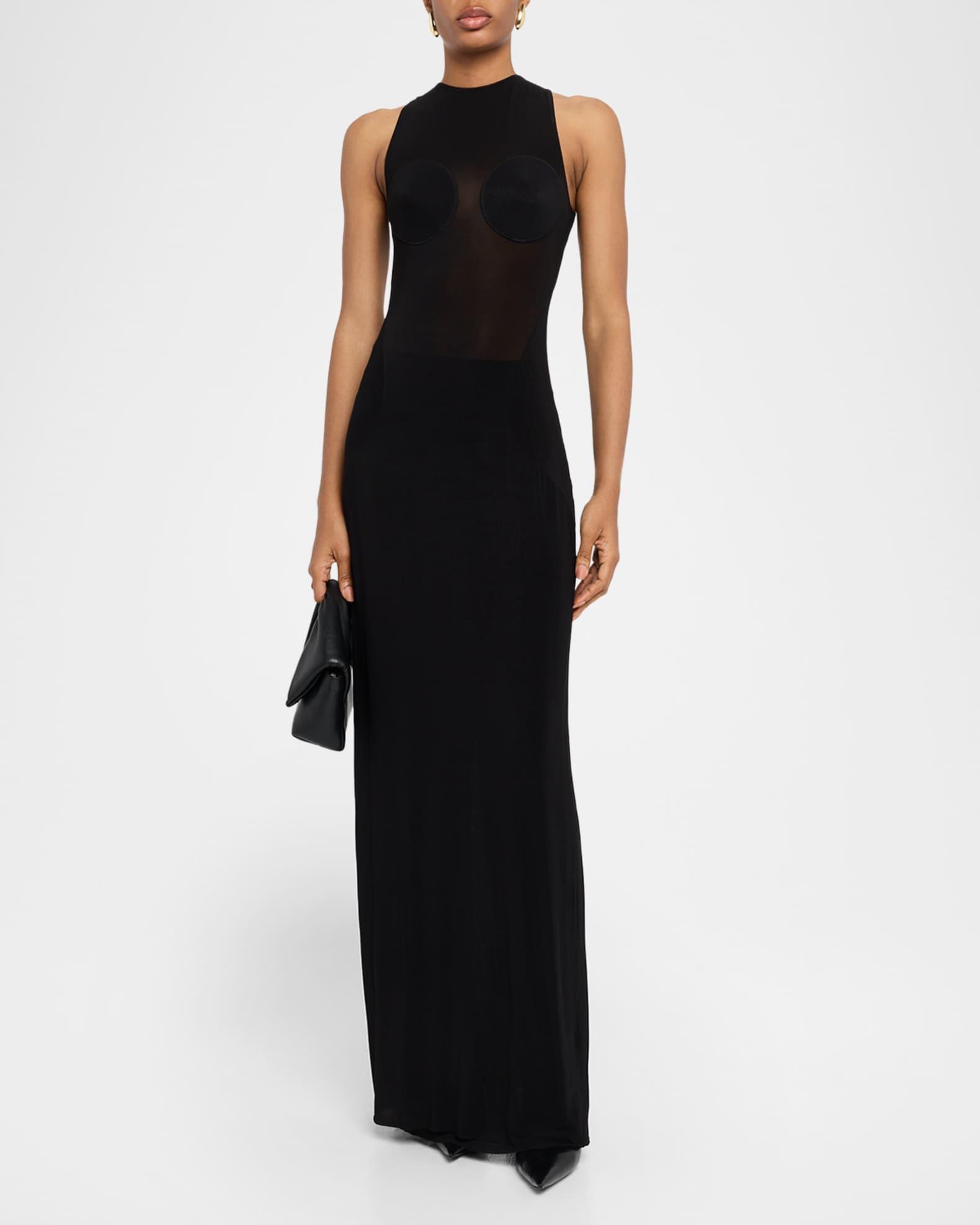 Cupped Bust Light Jersey Maxi Dress Product Image