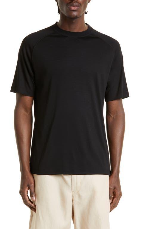 Zegna High Performance Wool Short Sleeve Tee Product Image