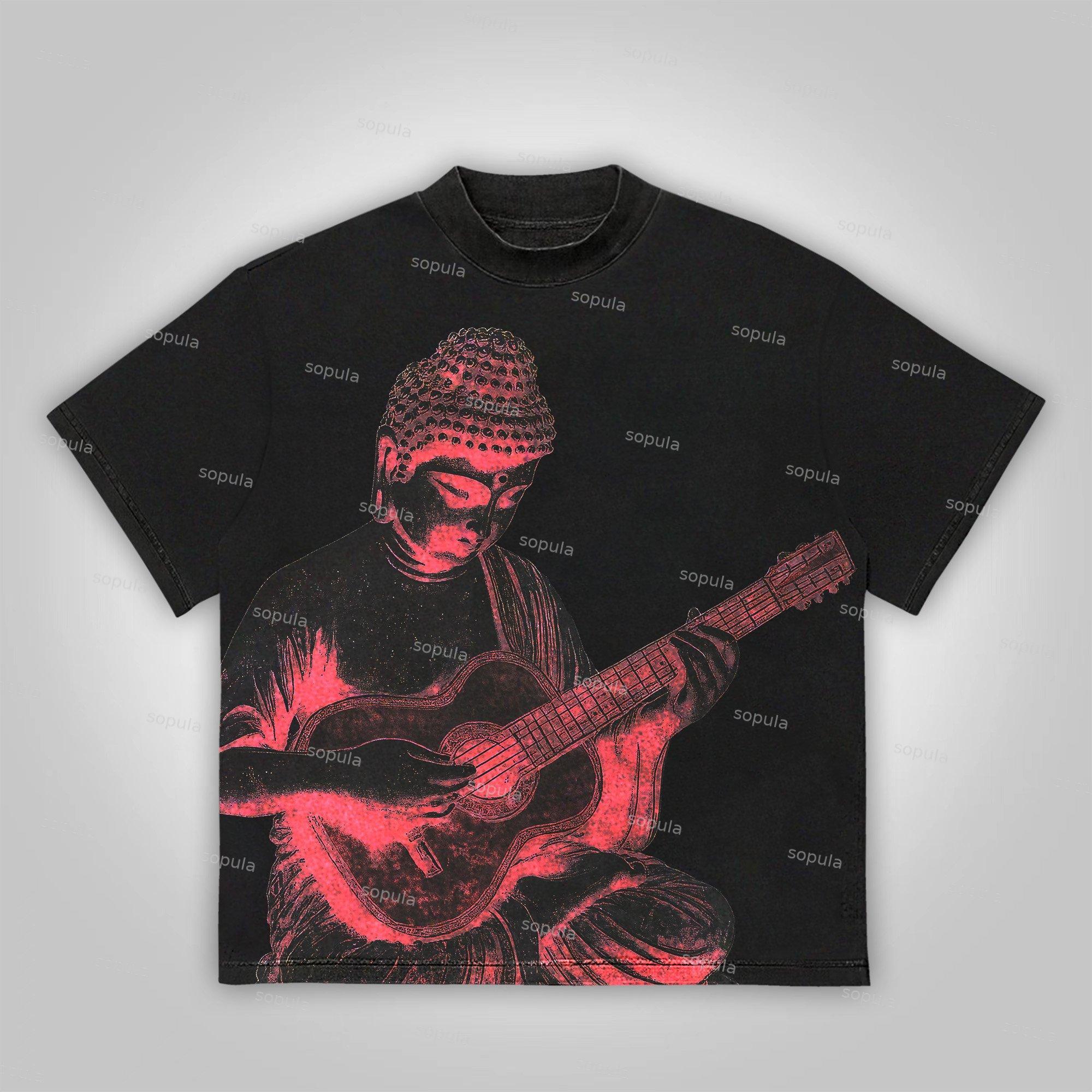 Sopula Vintage True Religion Graphic Cotton T-Shirt Product Image