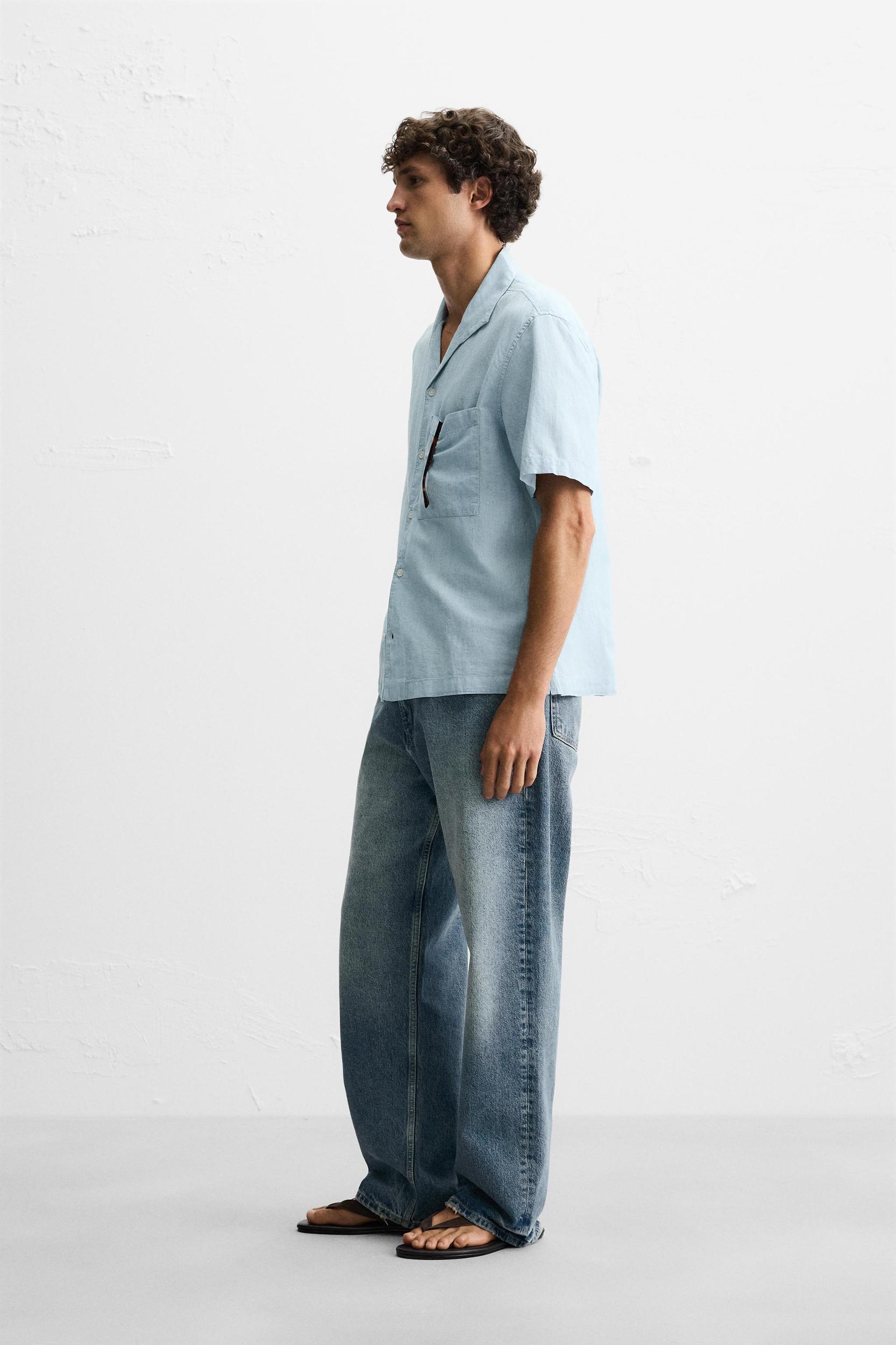 COTTON - LINEN SHIRT Product Image