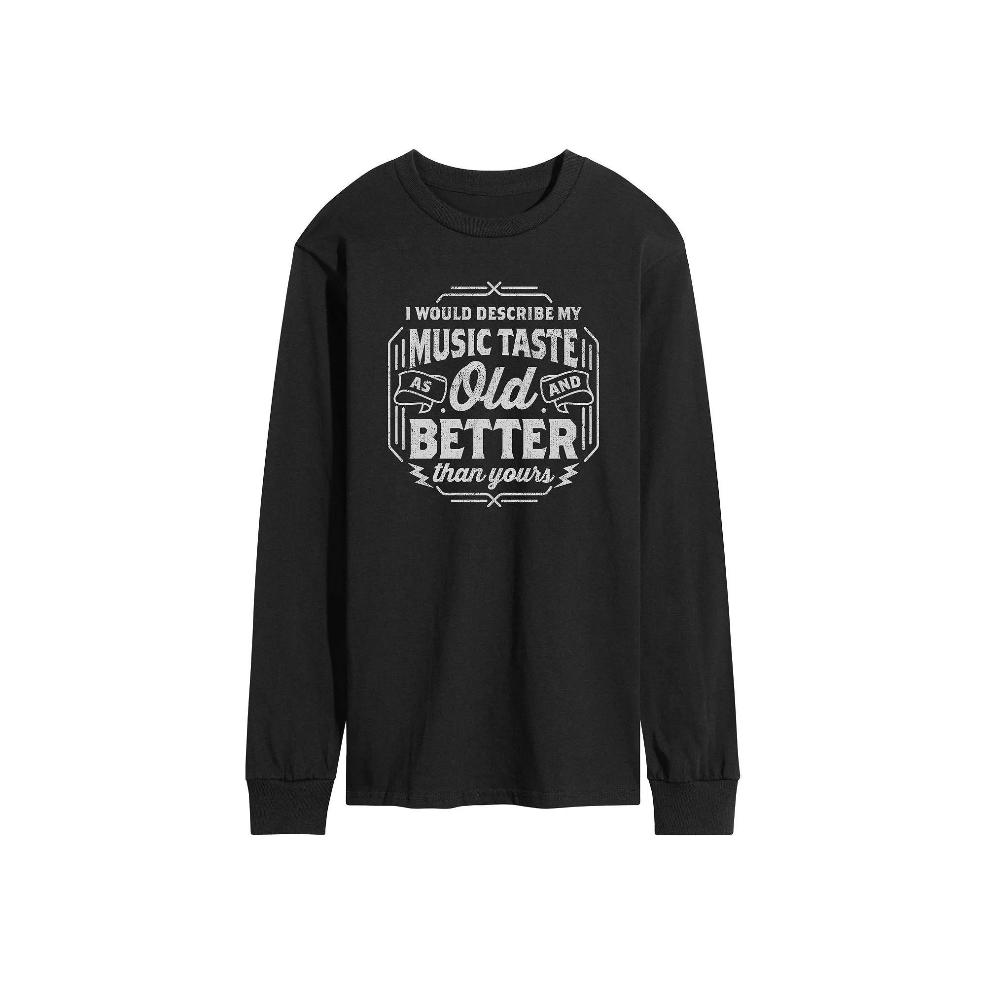 Mens Music Taste Old And Better Tee Product Image