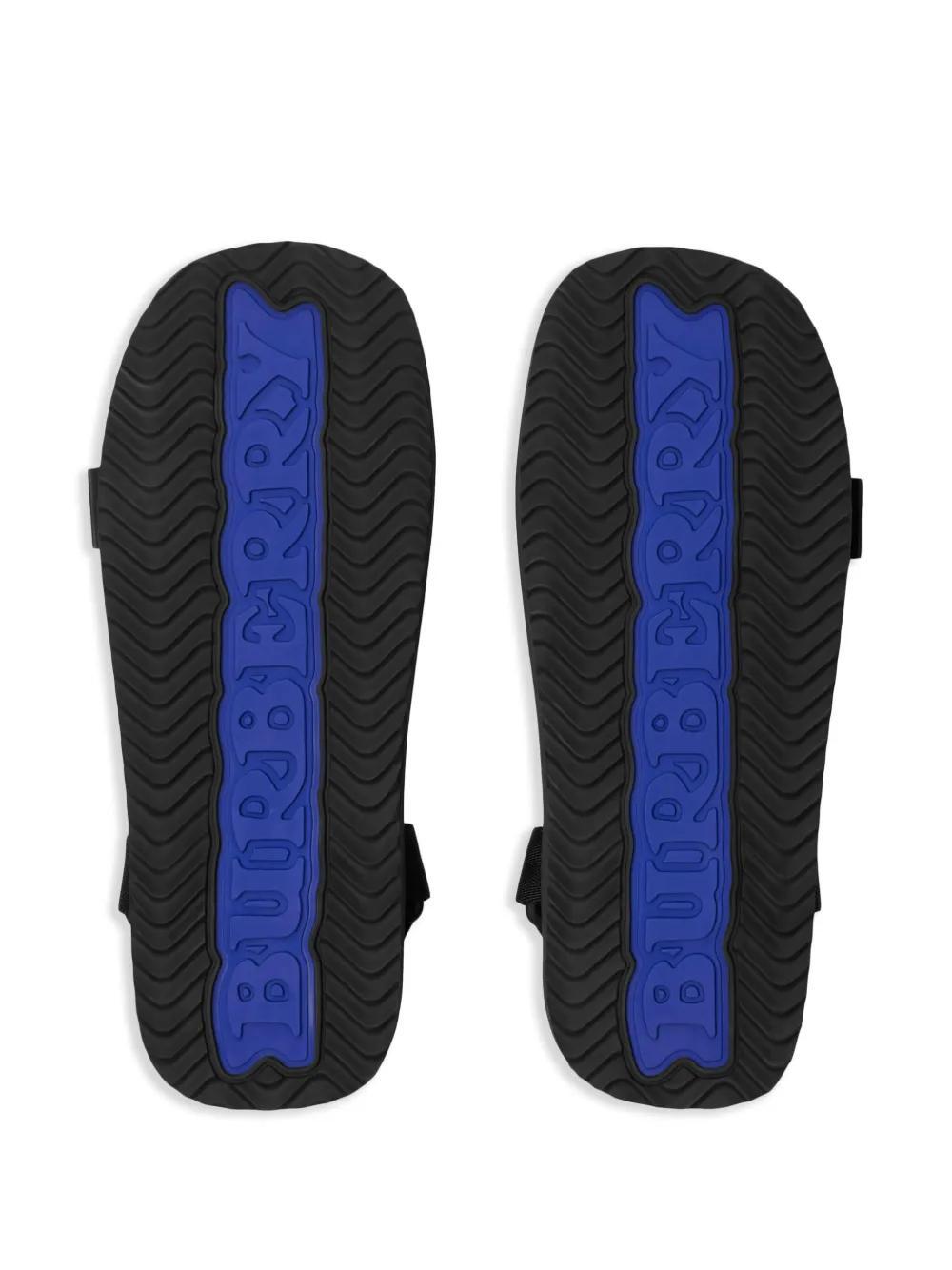 Trek logo-debossed sandals  Product Image