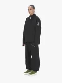 TWISTED JOGGERS WITH ANCHOR LOGO PRINT in black | JW Anderson US  Product Image