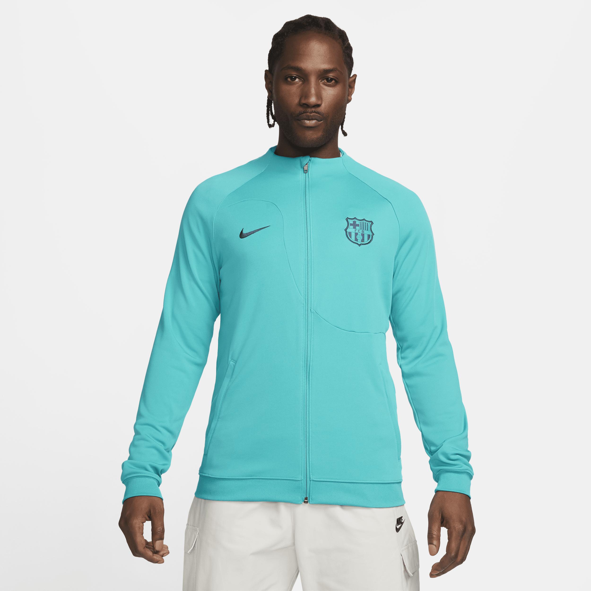 Men's Nike Turquoise Barcelona 2023/24 Academy Pro Anthem Full-Zip Jacket, Size: Medium, Bar Turquoise A Product Image