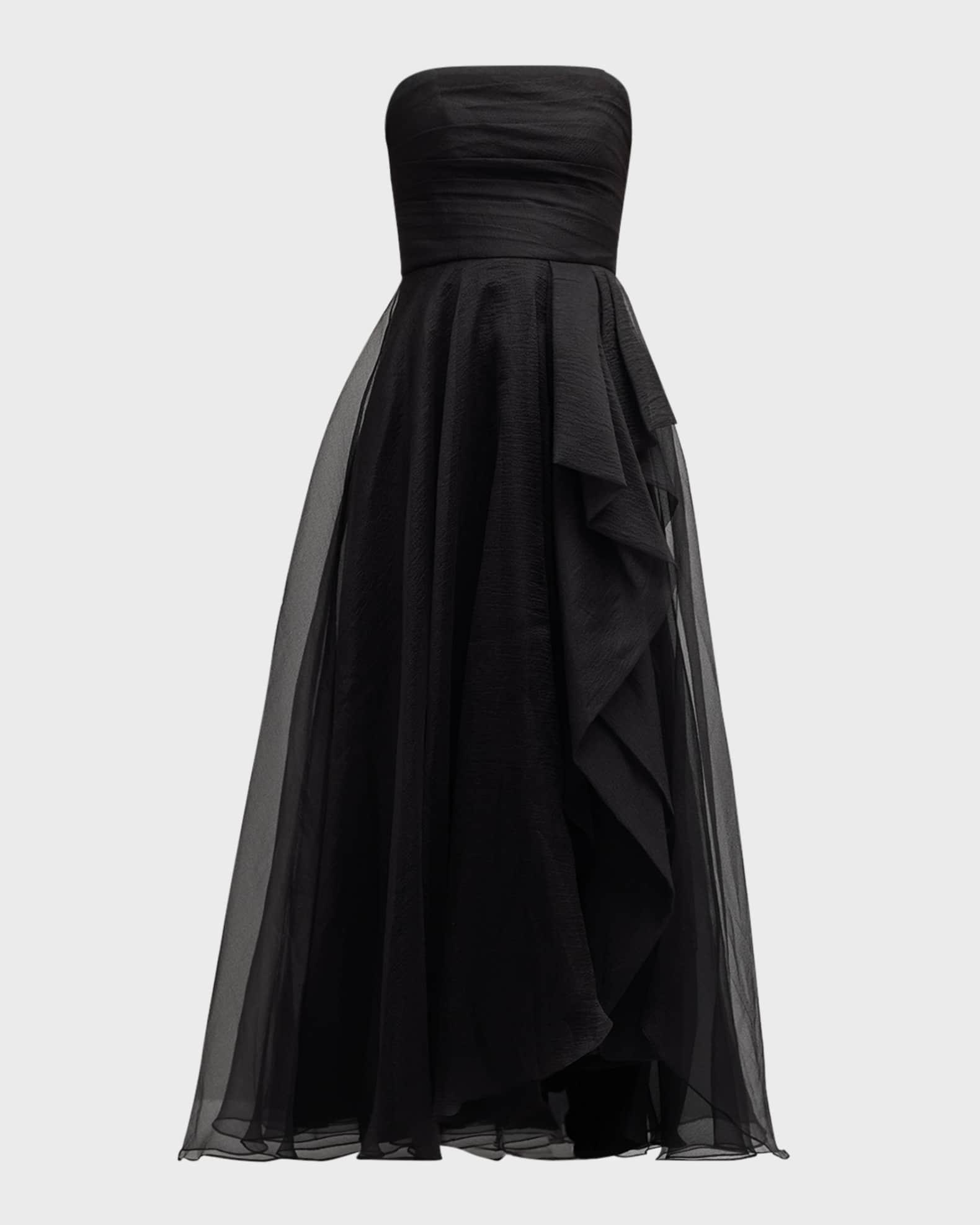 Teresa Draped Strapless Gown Product Image
