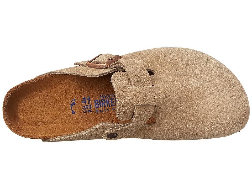 Birkenstock Mens Boston Suede Slide-On Soft Footbed Clogs Product Image