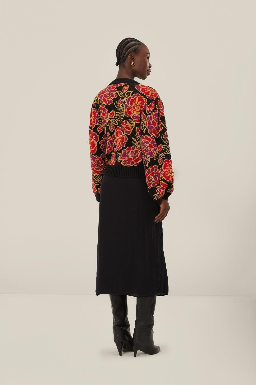 Black Midi Skirt, BLACK / XS Product Image