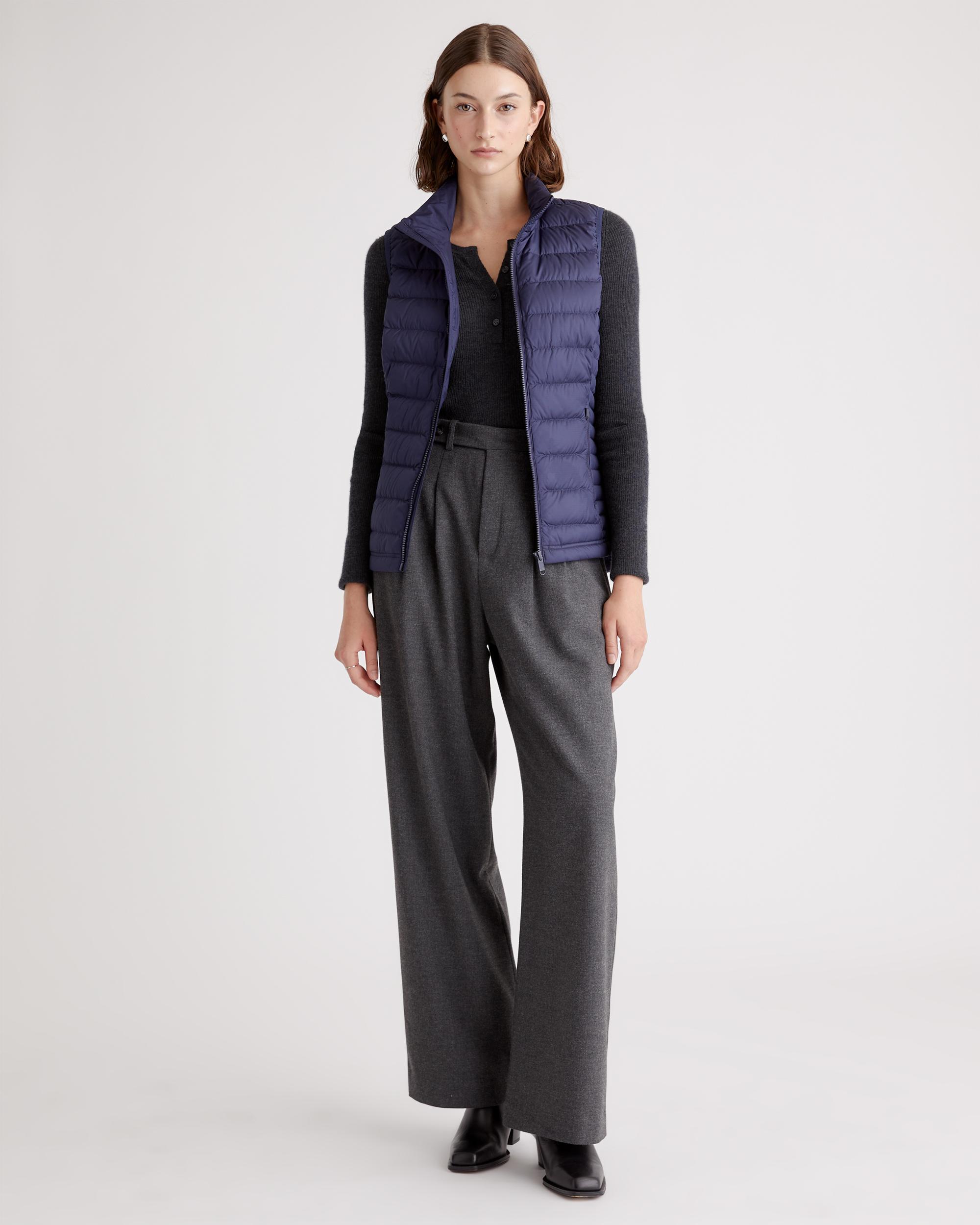 Quince | Women's Lightweight Down Packable Puffer Vest Recycled Polyester Product Image