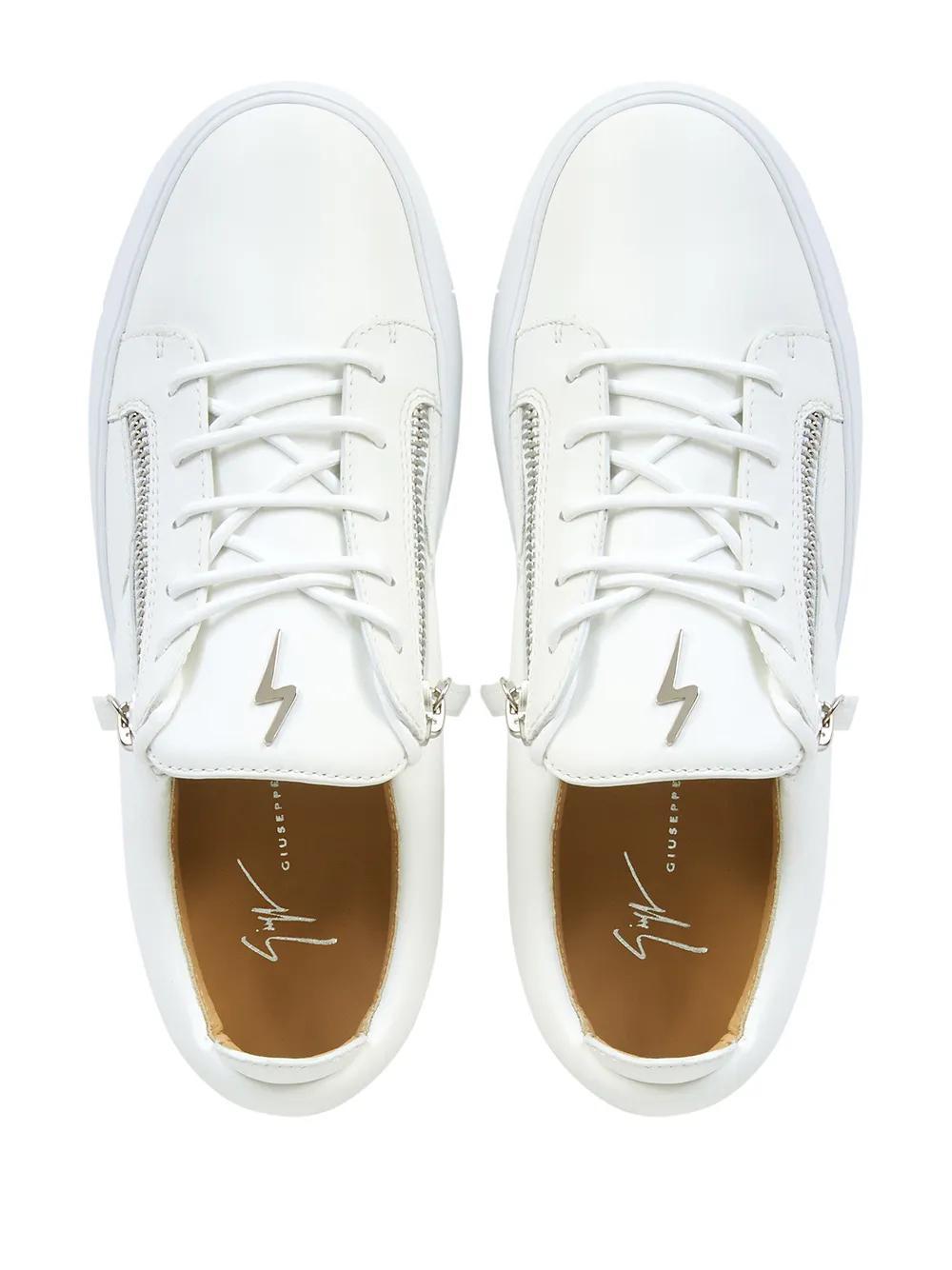 Frankie zipped low-top sneakers Product Image